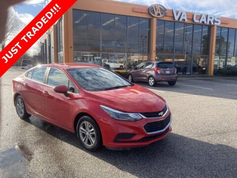 2018 Chevrolet Cruze for sale at VA Cars Inc in Richmond VA