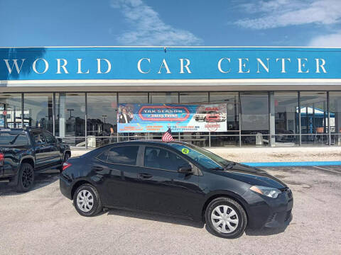 2016 Toyota Corolla for sale at WORLD CAR CENTER & FINANCING LLC in Kissimmee FL