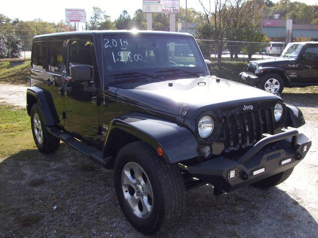 2014 Jeep Wrangler Unlimited for sale at Pre Owned Auto Truck Sales in Piedmont, SC