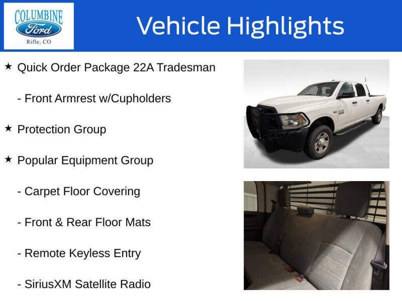 2018 RAM 2500 Tradesman