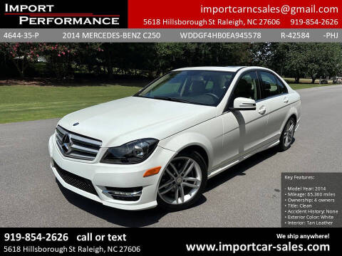2014 Mercedes-Benz C-Class C 250 Luxury