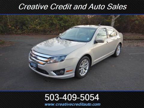 2010 Ford Fusion for sale at Creative Credit & Auto Sales in Salem OR