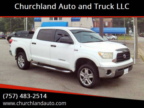 2008 Toyota Tundra for sale at Churchland Auto and Truck LLC in Portsmouth VA