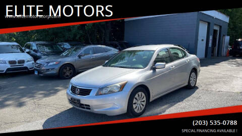 2010 Honda Accord for sale at ELITE MOTORS in West Haven CT