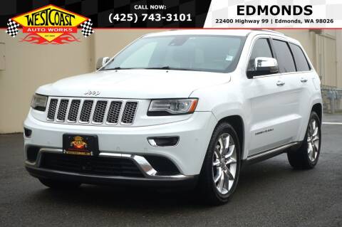 2014 Jeep Grand Cherokee for sale at West Coast AutoWorks -Edmonds in Edmonds WA