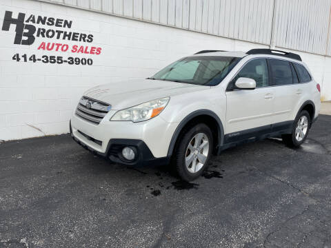 2014 Subaru Outback for sale at HANSEN BROTHERS AUTO SALES in Milwaukee WI