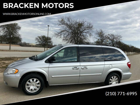 2007 Chrysler Town and Country for sale at BRACKEN MOTORS in San Antonio TX