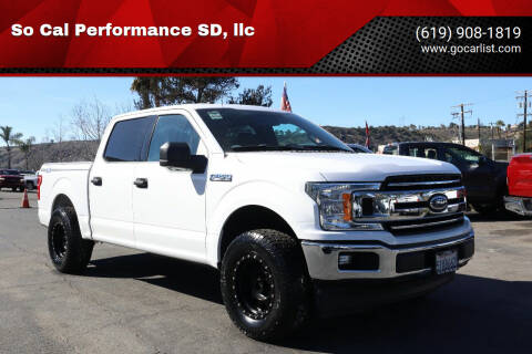 2018 Ford F-150 for sale at So Cal Performance SD, llc in San Diego CA