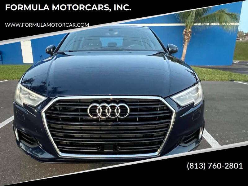 2018 Audi A3 for sale at FORMULA MOTORCARS, INC. in Tampa FL