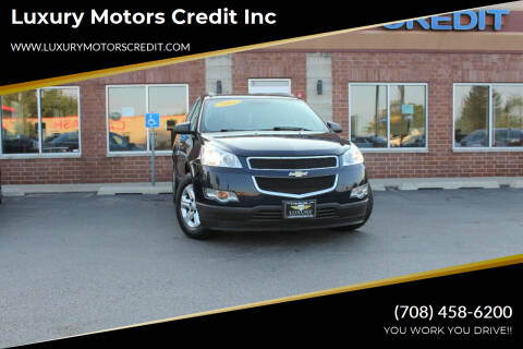 2012 Chevrolet Traverse for sale at Luxury Motors Credit Inc in Bridgeview IL