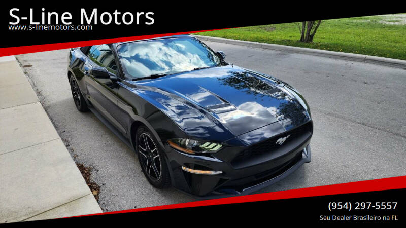 2018 Ford Mustang for sale at S-Line Motors in Pompano Beach FL