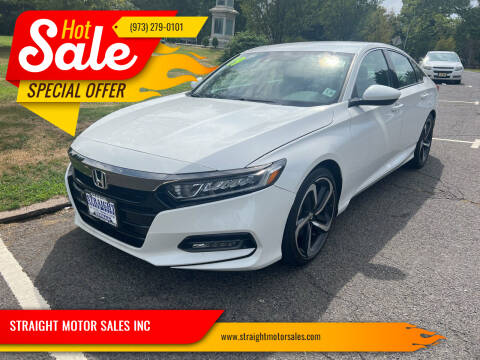 2019 Honda Accord for sale at STRAIGHT MOTOR SALES INC in Paterson NJ