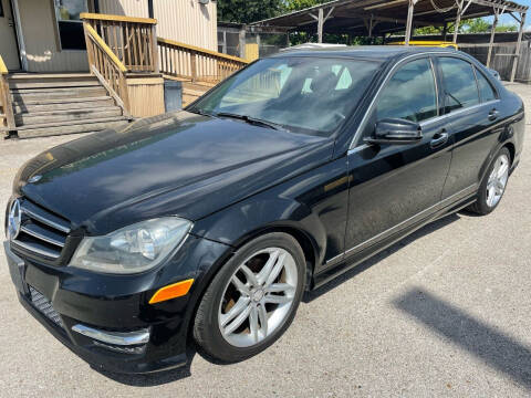 2014 Mercedes-Benz C-Class for sale at OASIS PARK & SELL in Spring TX