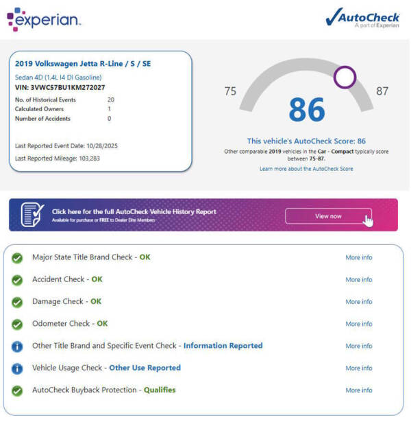 2019 Volkswagen Jetta S