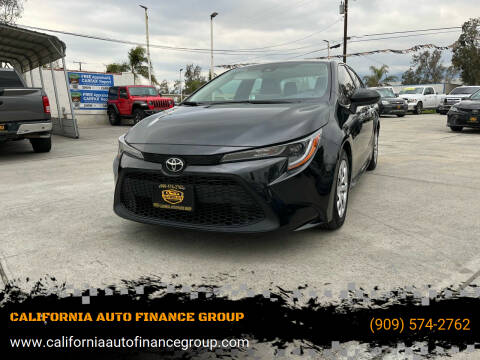 2020 Toyota Corolla for sale at CALIFORNIA AUTO FINANCE GROUP in Fontana CA