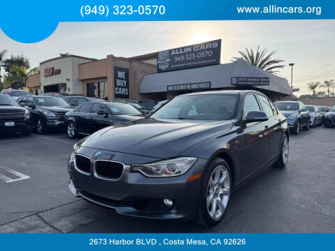 2014 BMW 3 Series for sale at Allin Cars in Costa Mesa CA