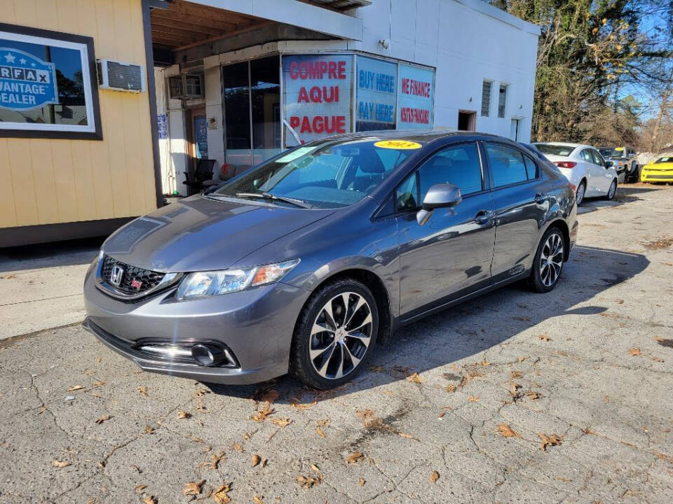 2013 Honda Civic for sale at DAGO'S AUTO SALES LLC in Dalton, GA