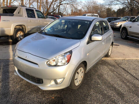 2015 Mitsubishi Mirage for sale at Barga Motors in Tewksbury MA