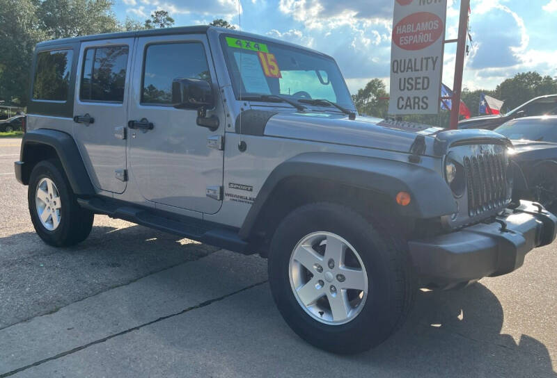 2015 Jeep Wrangler Unlimited for sale at VSA MotorCars in Cypress TX