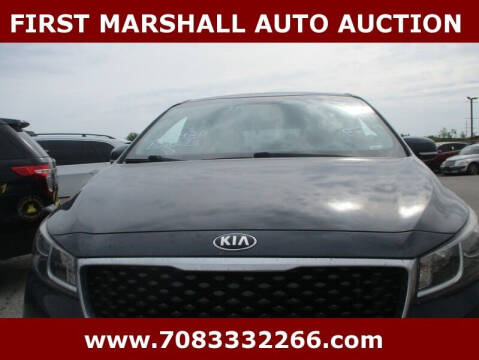 2016 Kia Sedona for sale at First Marshall Auto Auction in Harvey IL