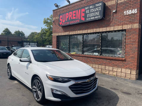 2022 Chevrolet Malibu for sale at Supreme Motor Groups in Detroit MI