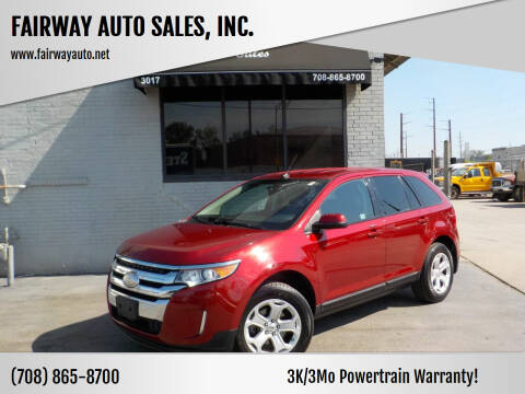 2013 Ford Edge for sale at FAIRWAY AUTO SALES, INC. in Melrose Park IL