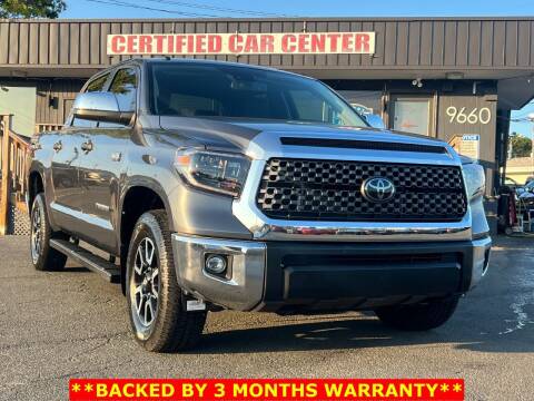 2020 Toyota Tundra for sale at CERTIFIED CAR CENTER in Fairfax VA