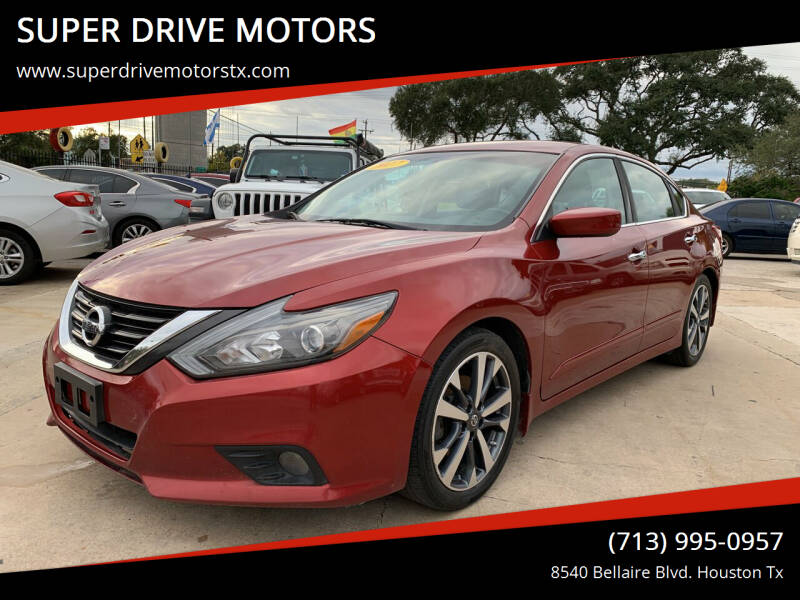 2017 Nissan Altima for sale at SUPER DRIVE MOTORS in Houston TX