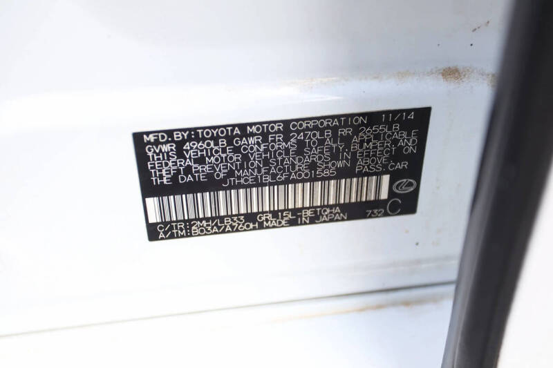 2015 Lexus GS 350 Crafted Line