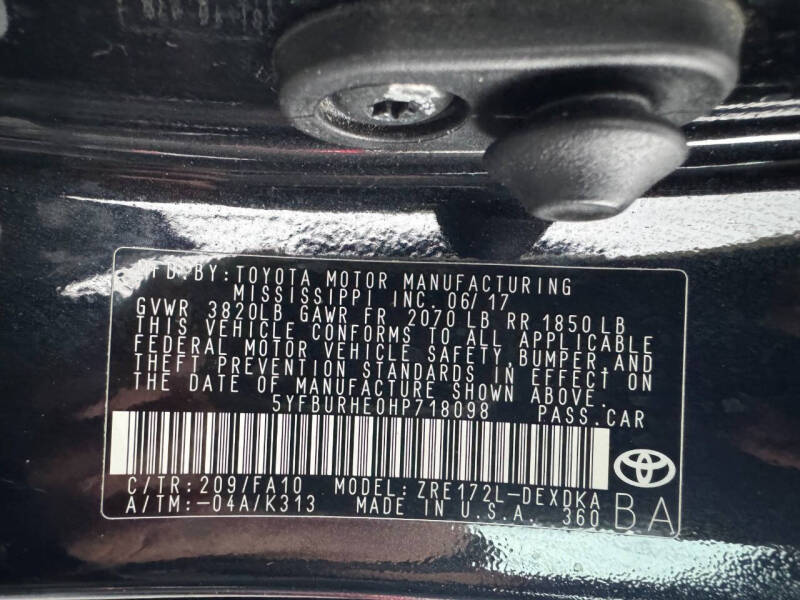 2017 Toyota Corolla L