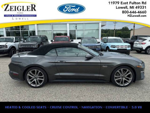 2018 Ford Mustang for sale at Zeigler Ford of Plainwell - Zeigler Ford of Lowell in Lowell MI