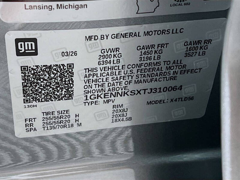 2026 GMC Acadia Elevation