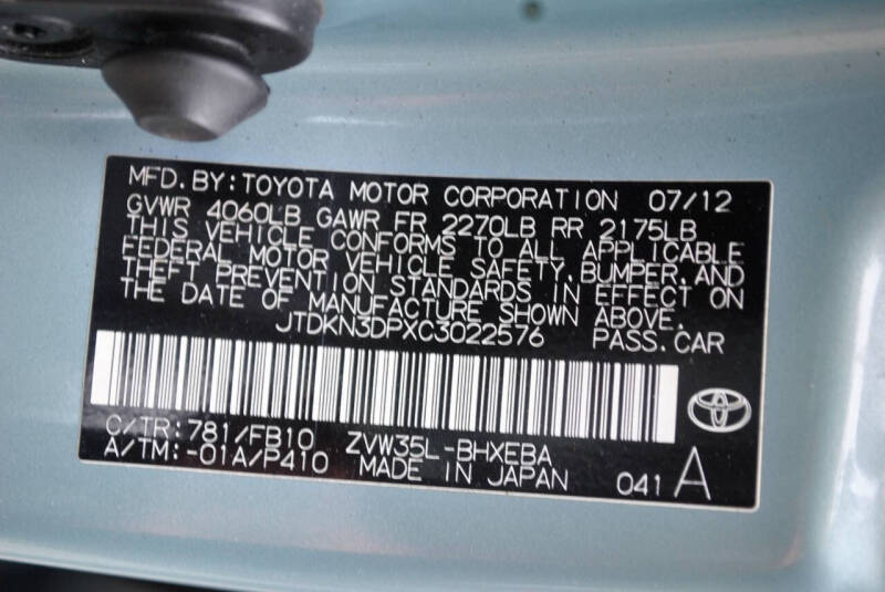 2012 Toyota Prius Plug-in Hybrid