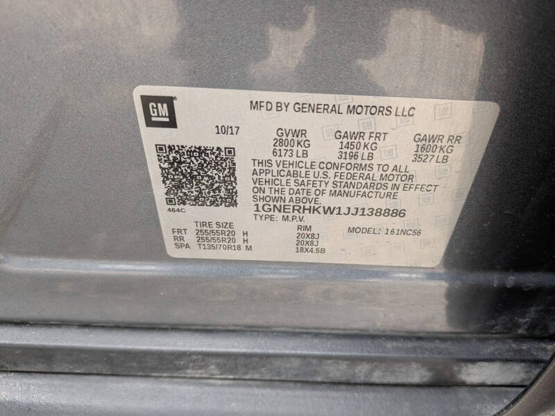 2018 Chevrolet Traverse LT Leather