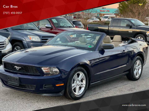 2011 Ford Mustang for sale at Car Bros in Virginia Beach VA