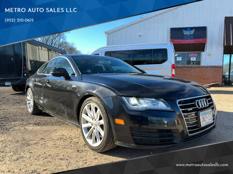 2012 Audi A7 for sale at METRO AUTO SALES LLC in Lino Lakes MN