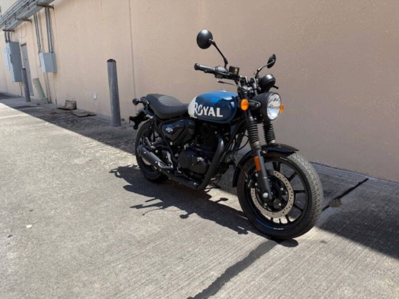 2024 Royal Enfield Hunter 350 Rebel Blue