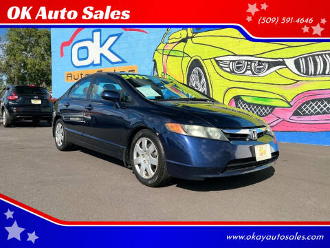 2008 Honda Civic for sale at OK Auto Sales in Kennewick WA