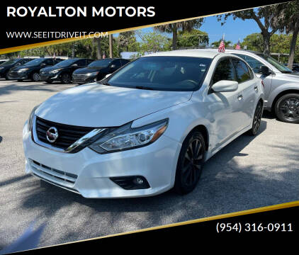2018 Nissan Altima for sale at ROYALTON MOTORS in Plantation FL