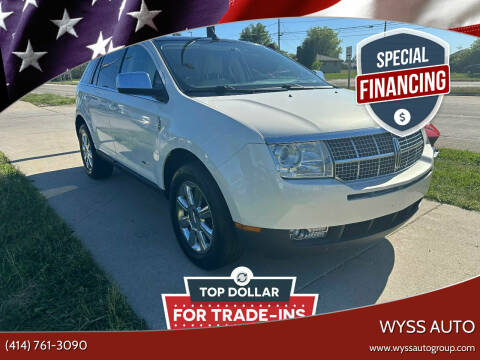 2008 Lincoln MKX for sale at Wyss Auto in Oak Creek WI