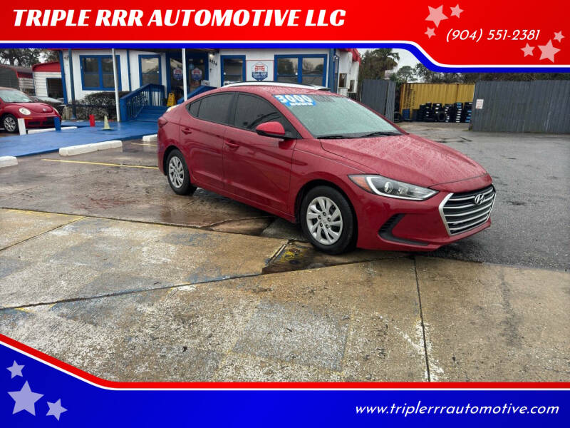 2017 Hyundai Elantra for sale at TRIPLE RRR AUTOMOTIVE LLC in Jacksonville FL