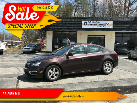 2015 Chevrolet Cruze for sale at 44 Auto Mall in Smithfield RI