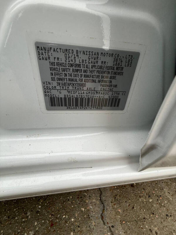 2019 Nissan Sentra SV