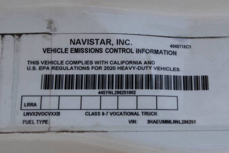 2022 International MV607