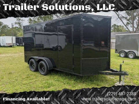 2023 T. Solutions 7x14TA2 Enclosed Cargo Trailer for sale at Trailer Solutions, LLC in Fitzgerald GA