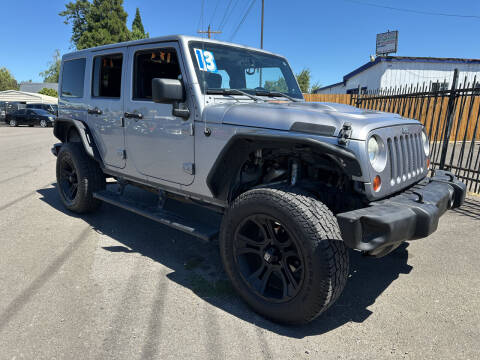 2013 Jeep Wrangler Unlimited for sale at Universal Auto Sales in Salem OR