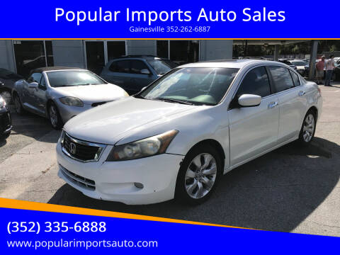 2009 Honda Accord for sale at Popular Imports Auto Sales in Gainesville FL