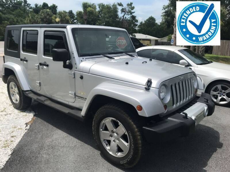 2009 Jeep Wrangler Unlimited for sale at Gulf Financial Solutions Inc DBA GFS Autos in Panama City Beach FL
