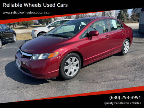 2008 Honda Civic for sale at Reliable Wheels Used Cars in West Chicago IL