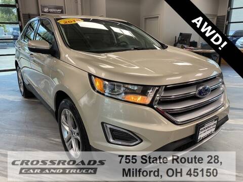 2018 Ford Edge for sale at Crossroads Car & Truck in Milford OH